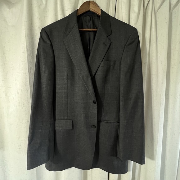 Daniel Cremieux Sport Jacket Blazer‎ Men 42L Gray Wool Collection Loro Piana - Picture 1 of 13